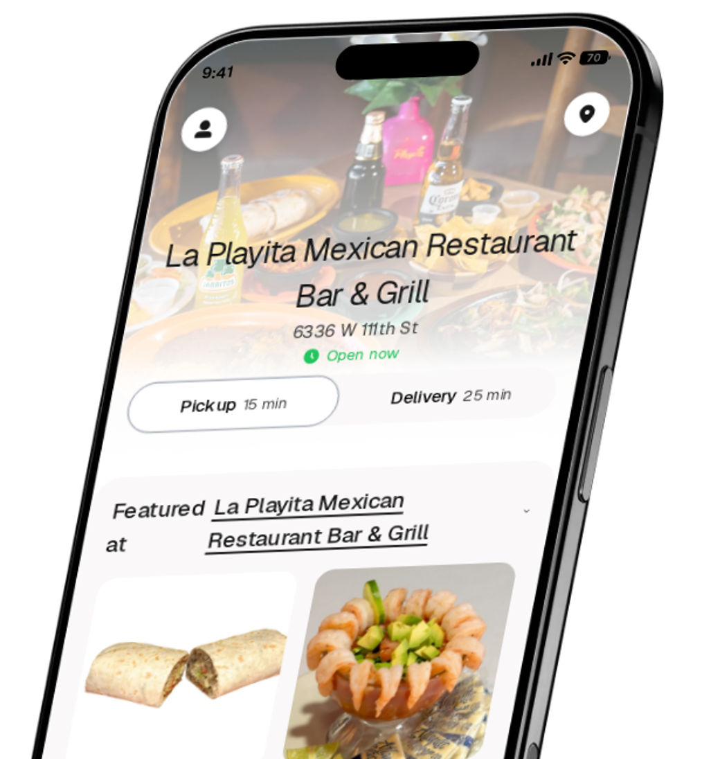 La Playita Mexican Restaurant Bar & Grill app preview